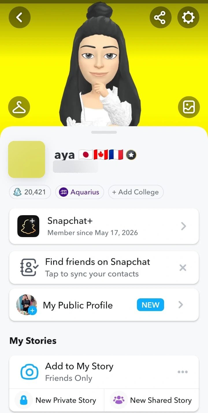 Aya Mi bought 20K Score Pack — 5 star Snapchat Score review with score proof photo